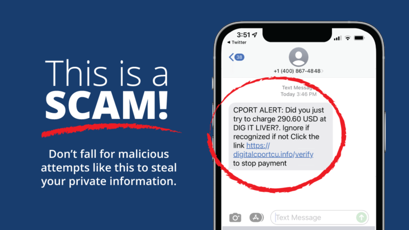 Don't Fall for a Text Message Scam - Doing More Today